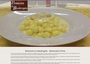 Sito Web Vetrina - Ristorante La Mandragola - Alastyn S.r.l.